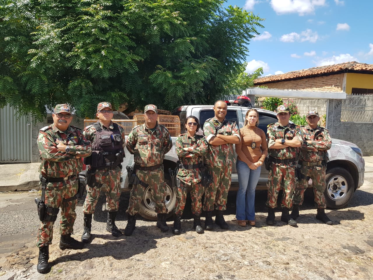Equipe que participou da ação