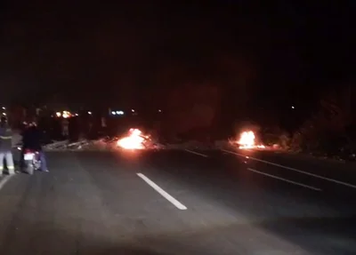Manifestação na BR 316