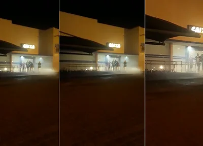 Princípio de incêndio na CAIXA de Picos
