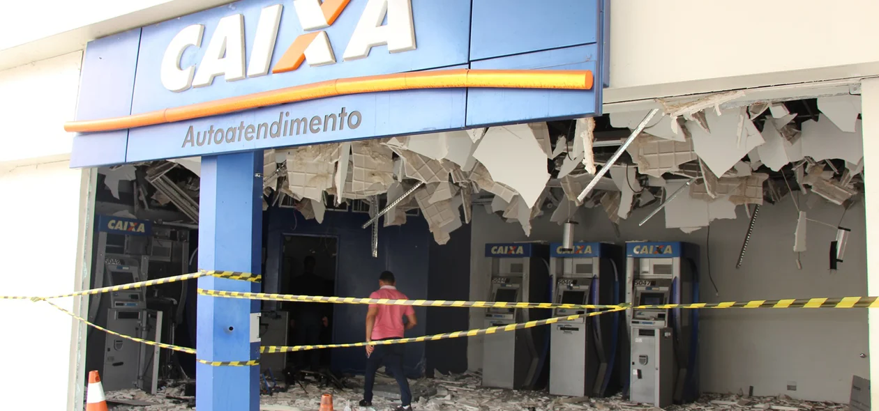 Caixa Econômica Federal da Avenida Frei Serafim foi alvo de explosão