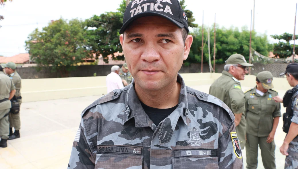 Capitão Sousa Lima, comandante da Companhia do Promorar
