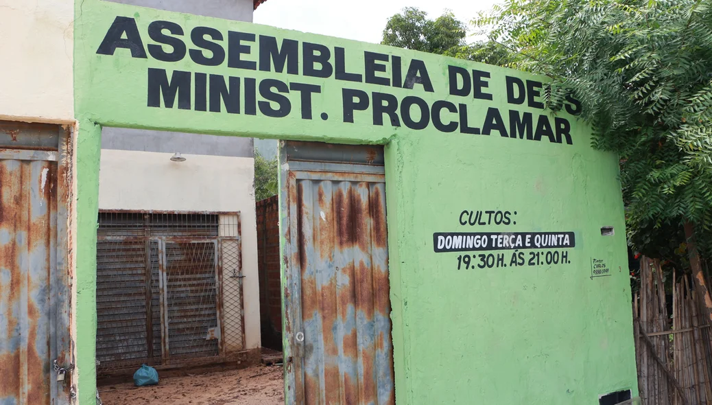 Igreja Evangélica invadida pela lama 