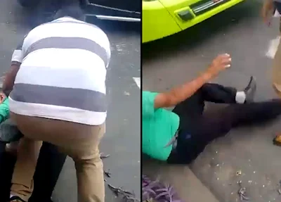 Motorista é agredido após acidente