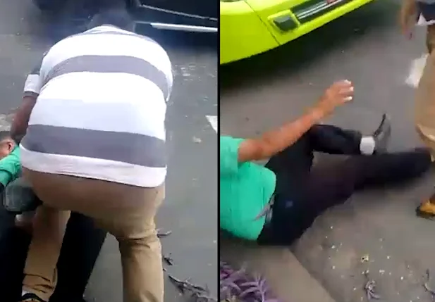 Motorista é agredido após acidente
