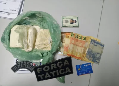 Drogas apreendidas pela PM
