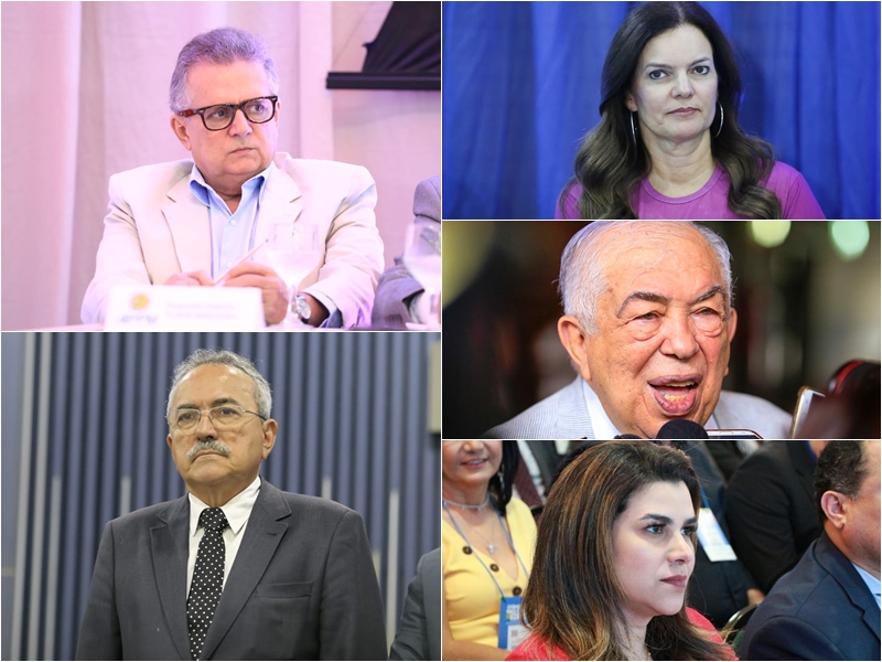Iracema Portella, Paes Landim, Marina Santos, Átila Lira e Flávio Nogueira