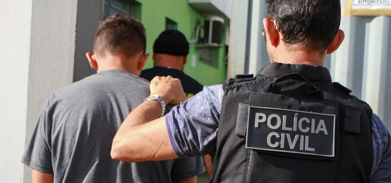 Preso pela Polícia Civil
