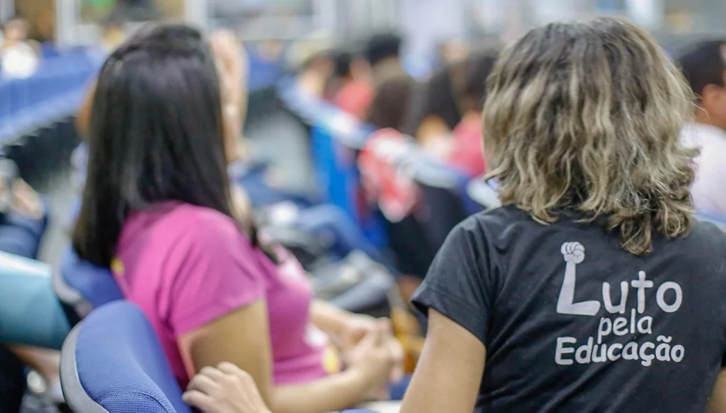 Professores na Câmara de Vereadores
