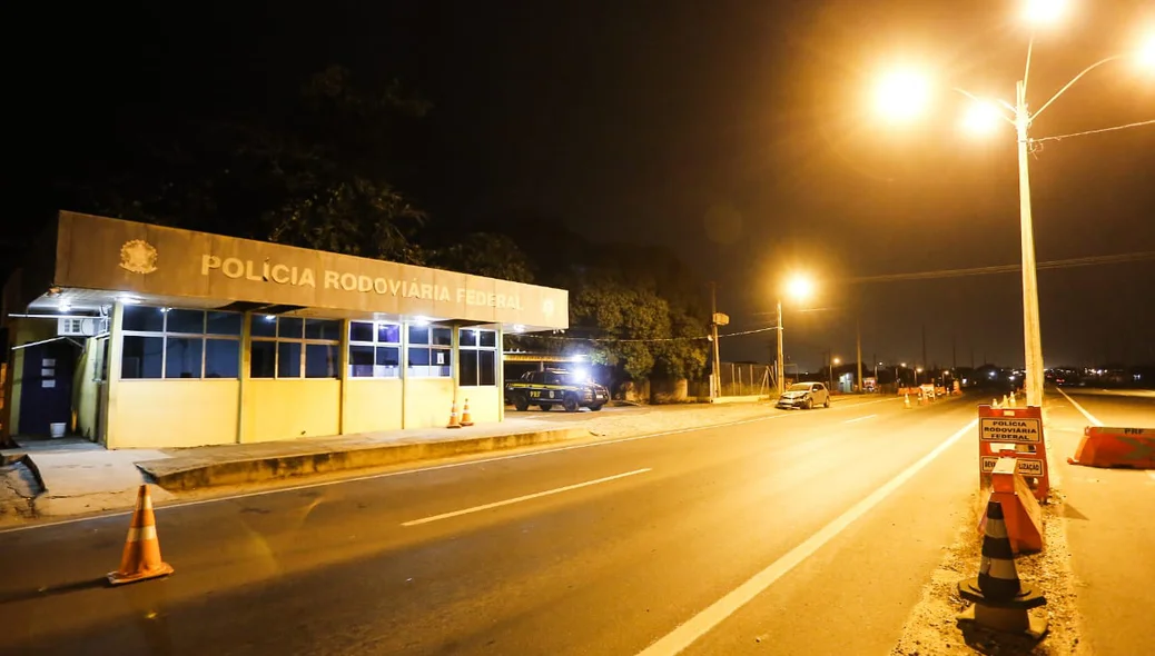 Posto da Polícia Rodoviária Federal na BR 316