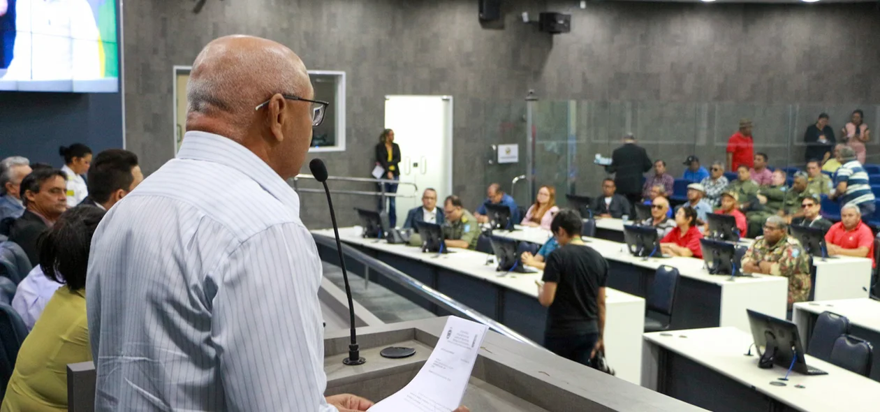 Audiência pública na Câmara de Vereadores do Piauí