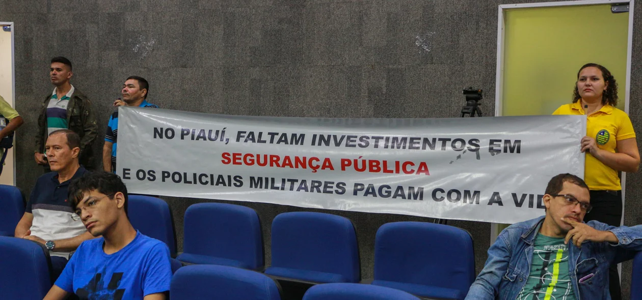 Policiais militares reivindicaram direitos 