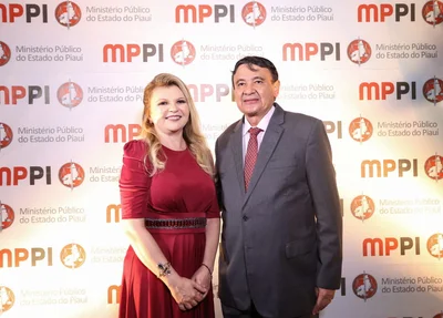 Wellington Dias e Carmelina Moura