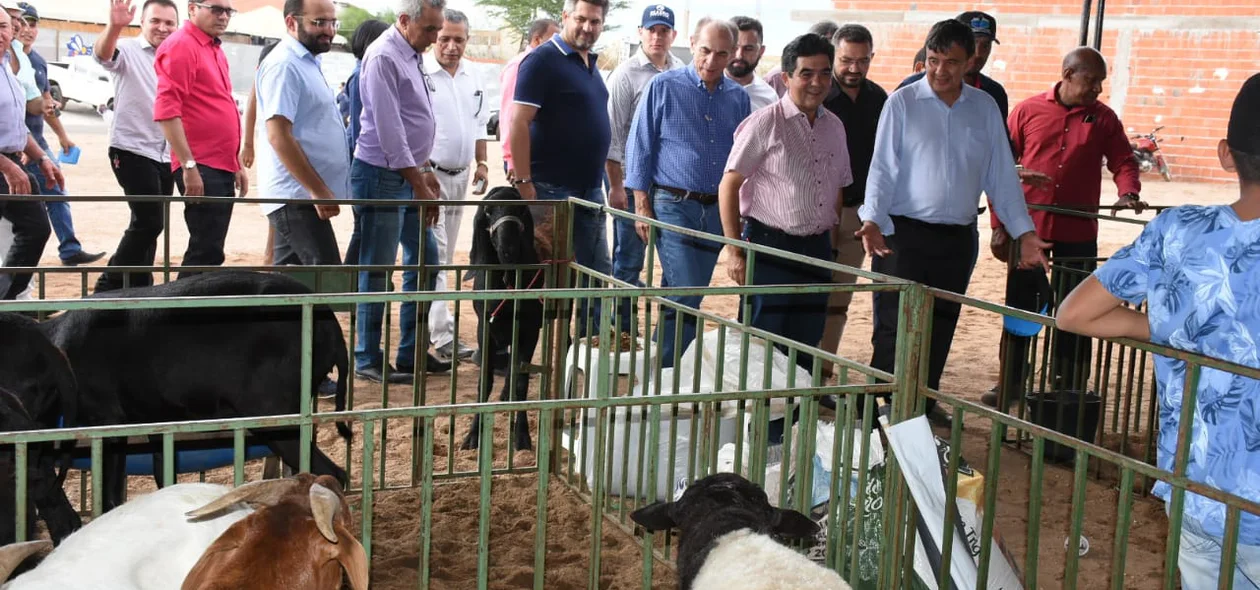 Governador Wellington Dias entrega obras no sul do estado