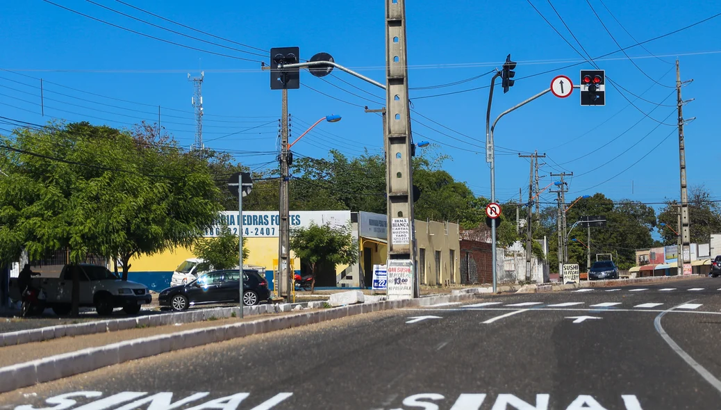 Semáforos na zona Leste de Teresina 