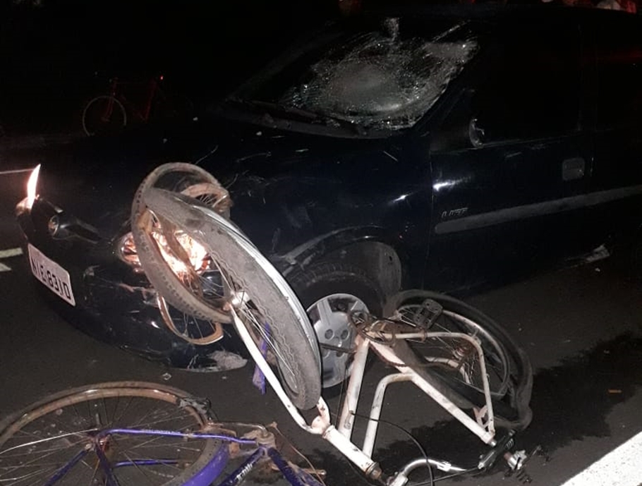 Bicicletas ficaram destruídas