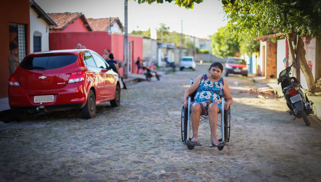 Antônia kerliane moradora do Parque Ideal  
