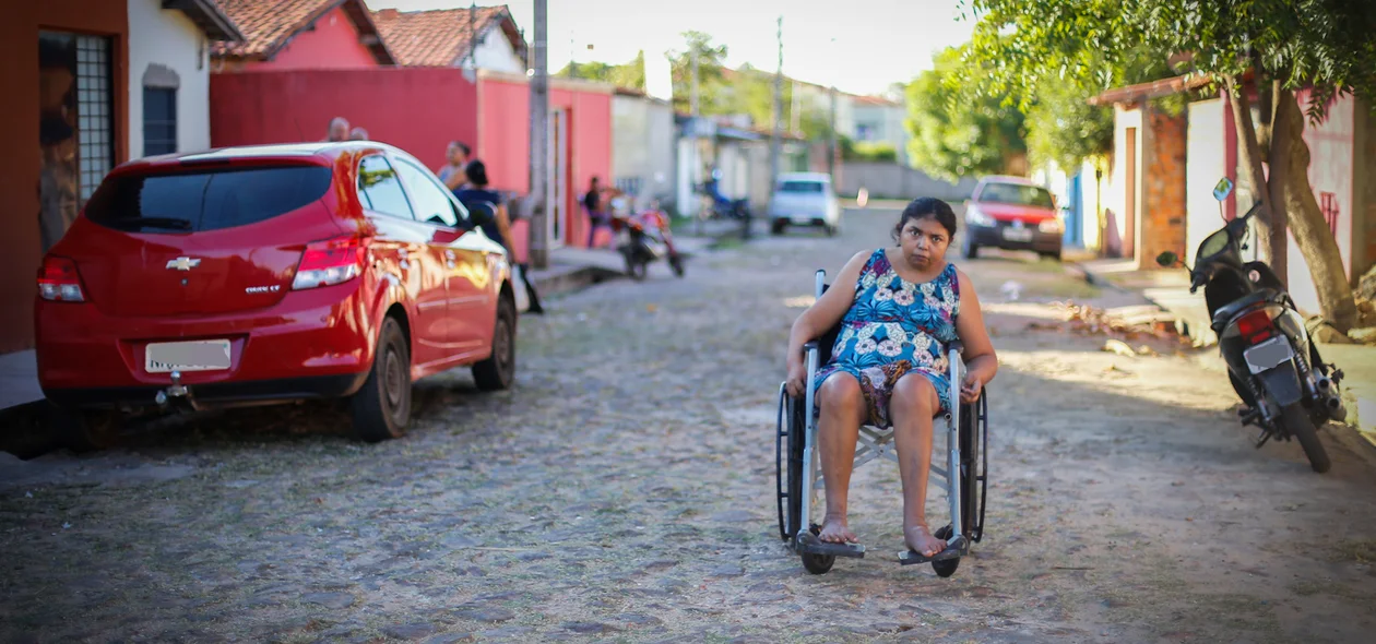 Antônia kerliane moradora do Parque Ideal  