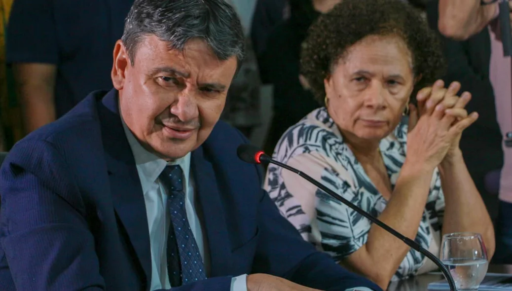 Wellington Dias e Regina Sousa
