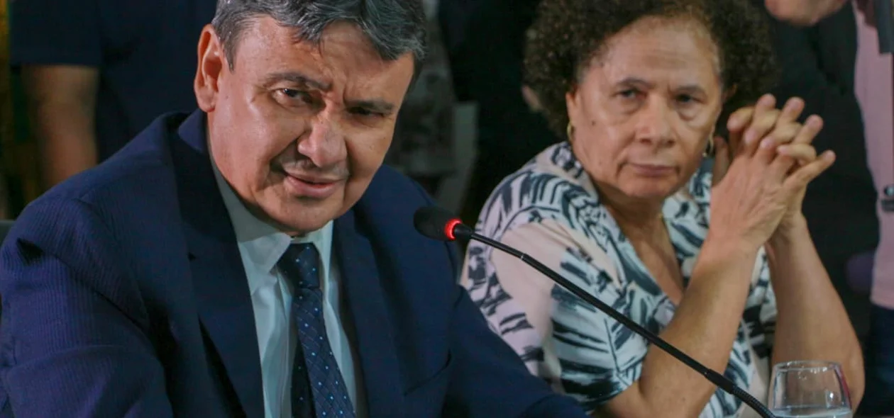 Wellington Dias e Regina Sousa