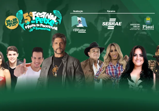 Atrações do Festival do Peixe de Esperantina