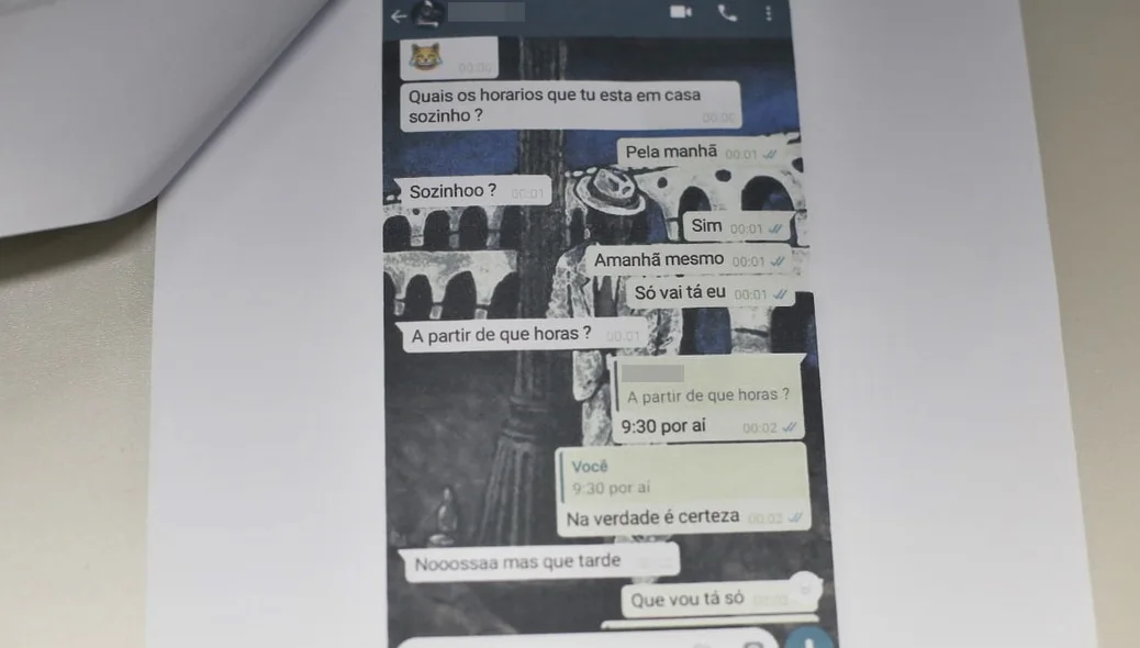 Mensagens no WhatsApp
