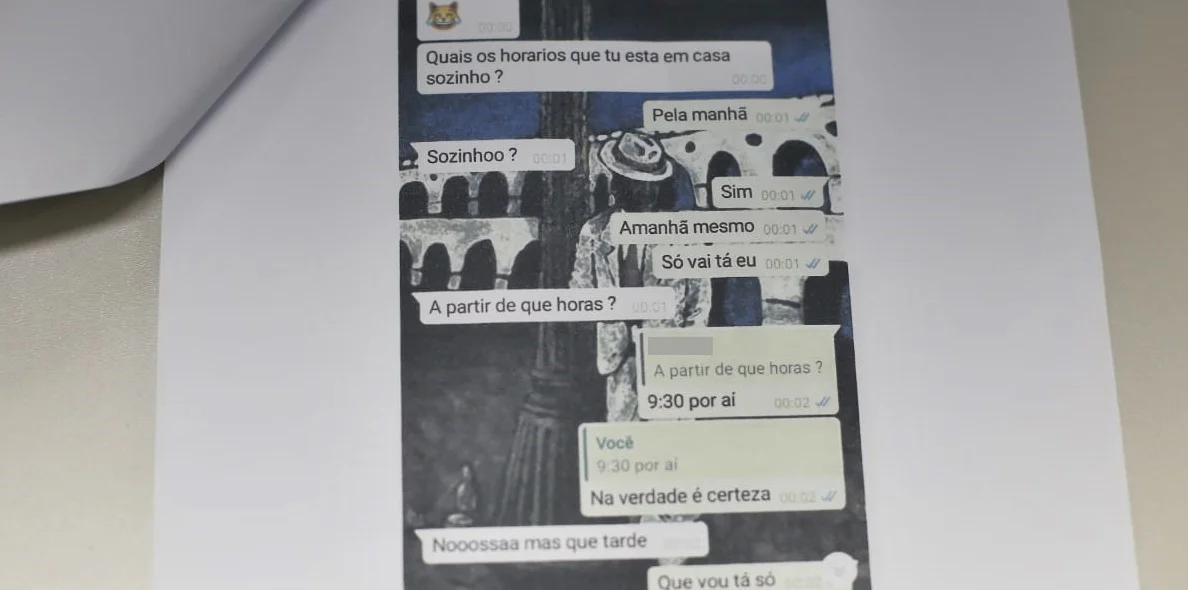 Mensagens no WhatsApp