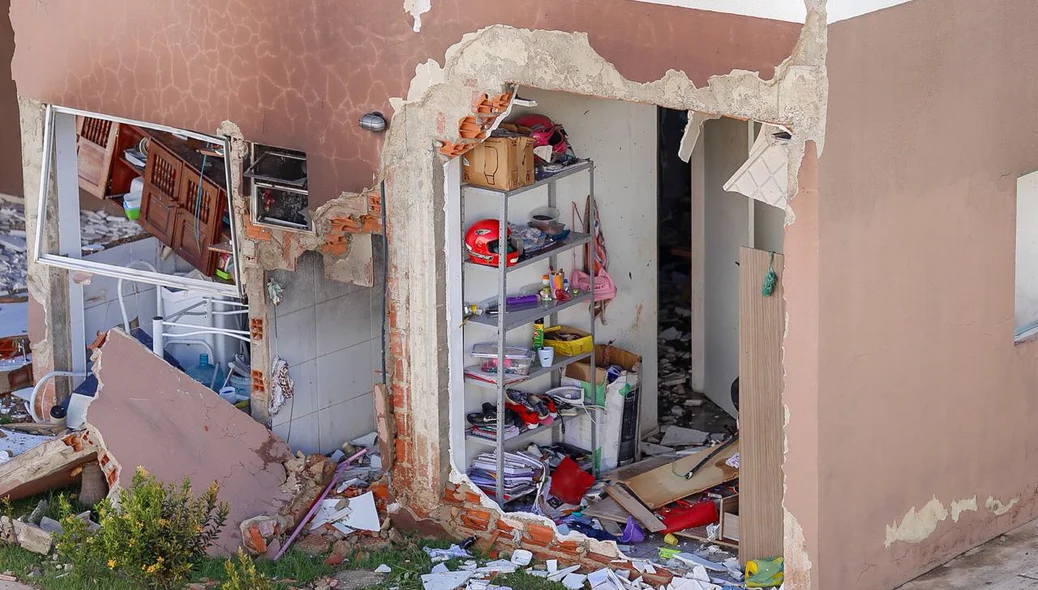 Paredes destruídas 