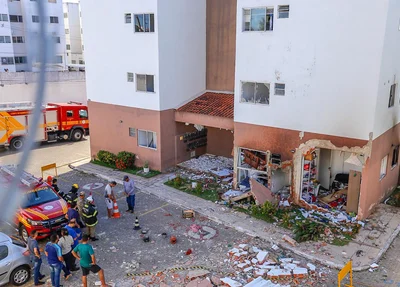 Vazamento de gás causa explosão em apartamento e deixa dois feridos em Teresina 