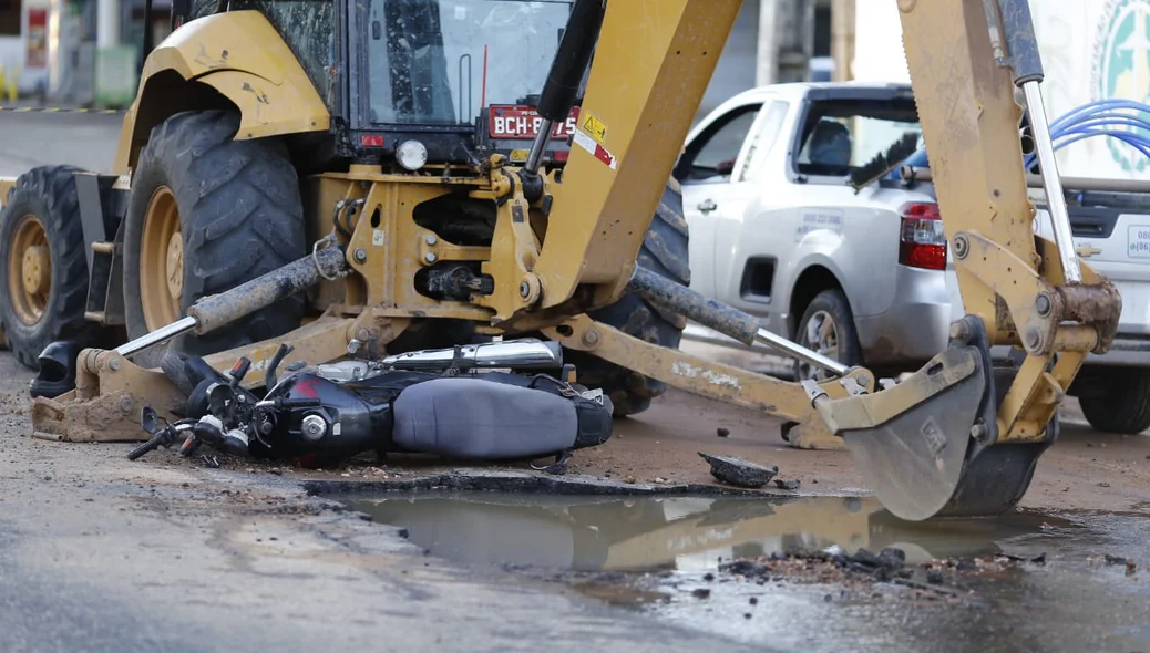Acidente aconteceu na Avenida Presidente Kennedy