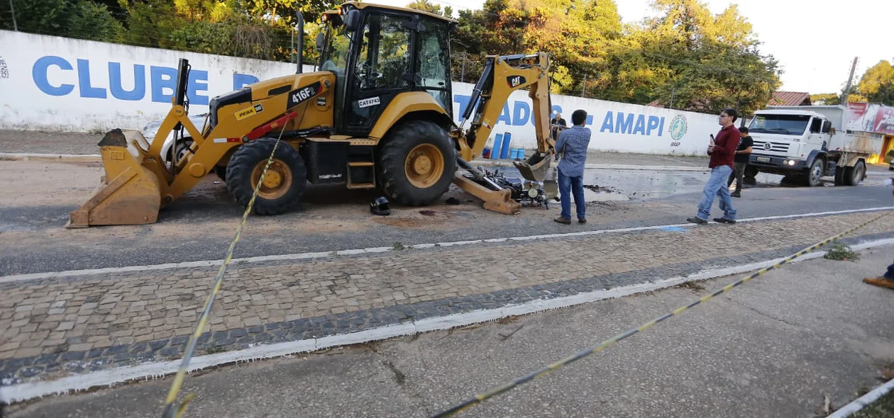 Área está isolada