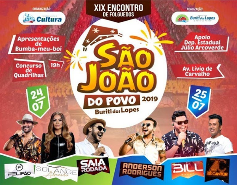 Encontro de Folguedos começa na quarta em Buriti dos Lopes