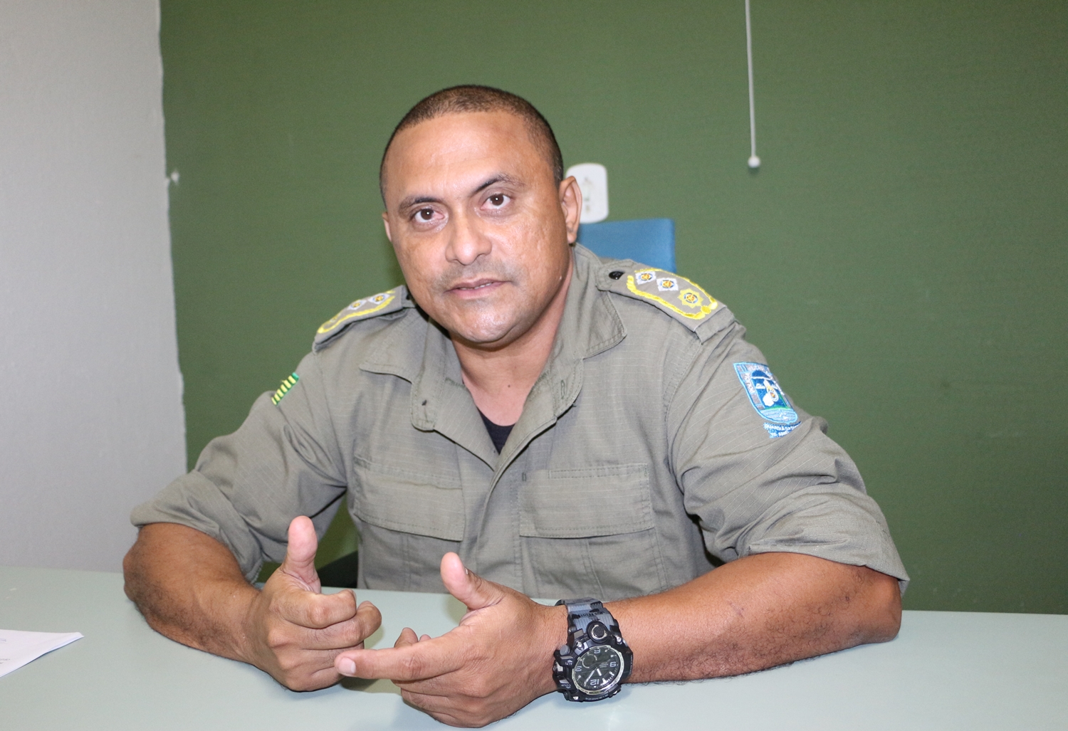 Major Valter Pinto, subcomandante do 6º BPM