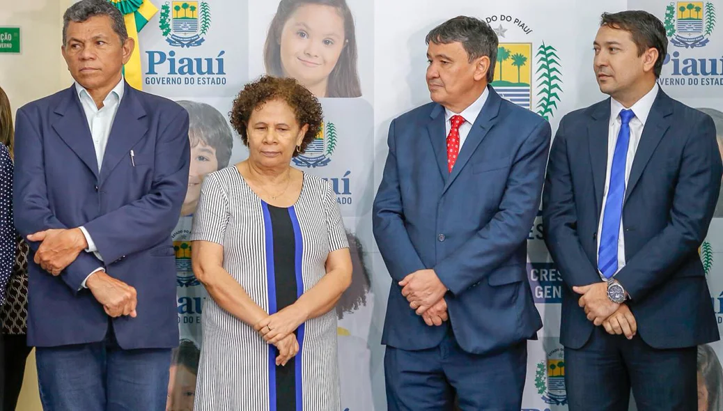 João de Deus, Regina Sousa, Wellington Dias e Magno Soares