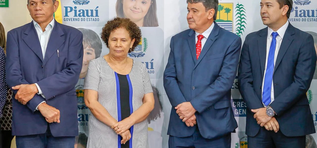 João de Deus, Regina Sousa, Wellington Dias e Magno Soares