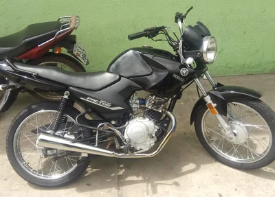 Moto apreendida pela Polícia Militar