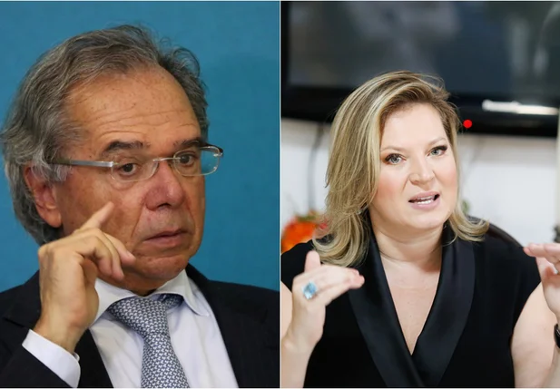 Paulo Guedes e Joice 