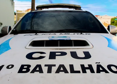 Viatura do 1º Batalhão da Polícia Militar