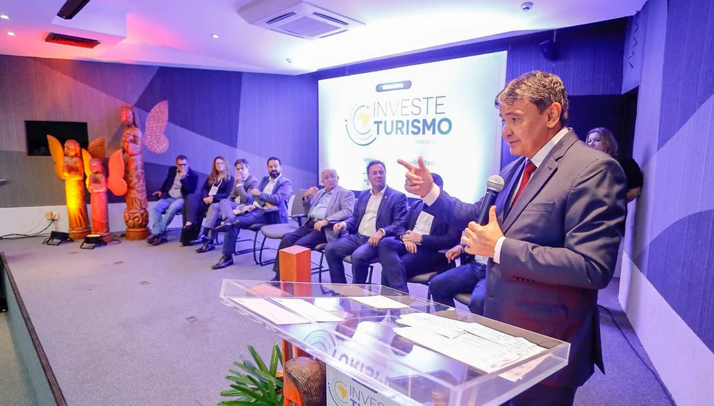 Governador Wellington Dias falou durante o seminário