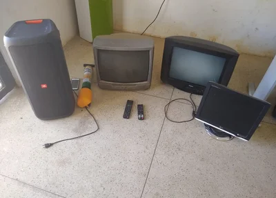 Objetos apreendidos junto com o suspeito