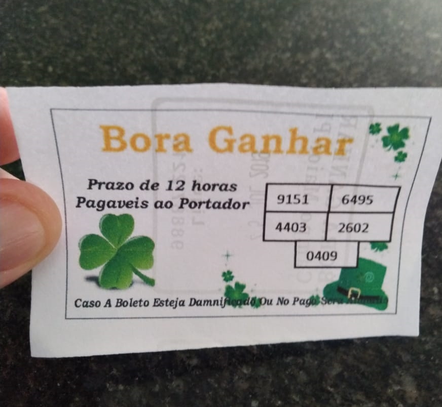 Cartela do jogo