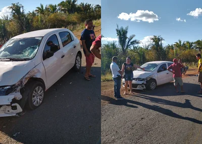 Veículos ficam destruídos após colisão na PI 231