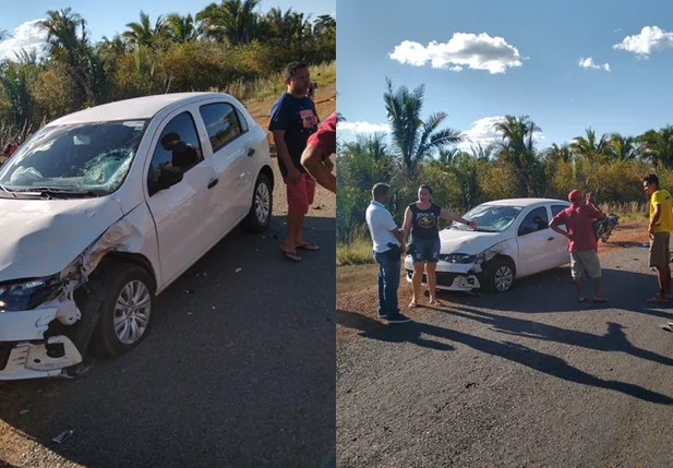 Veículos ficam destruídos após colisão na PI 231