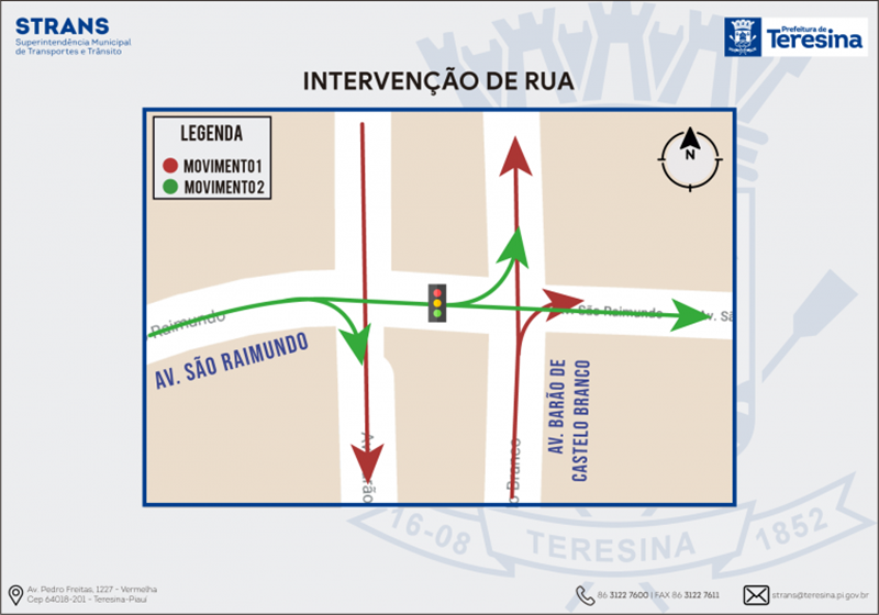 Intervenção na Rua São Raimundo