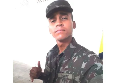 Soldado Luiz Eduardo Valadão Sena tinha apenas 19 anos