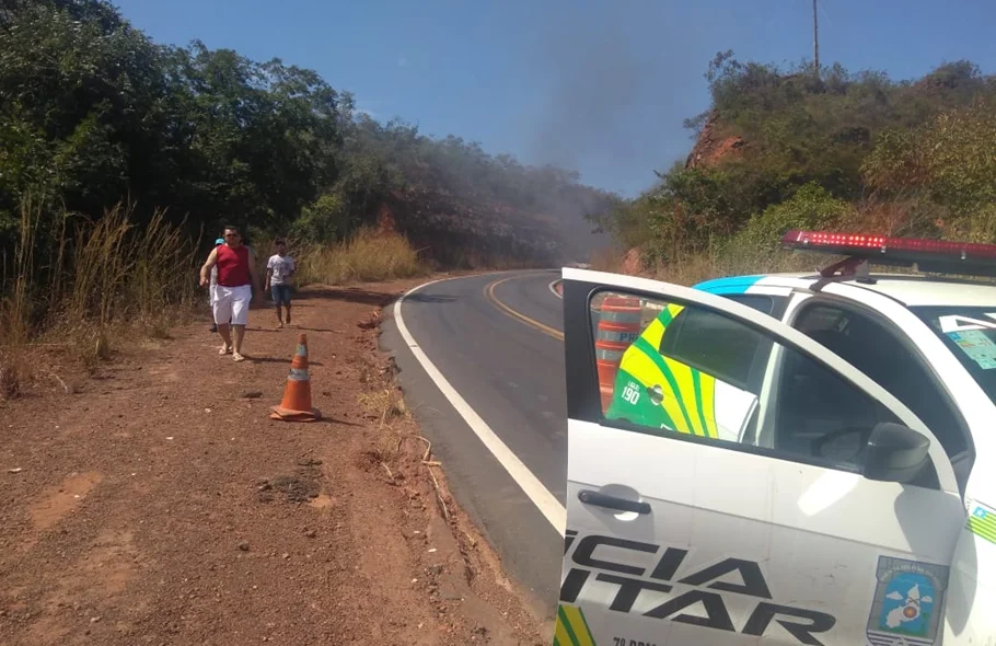 A PM também foi acionada para a ocorrência
