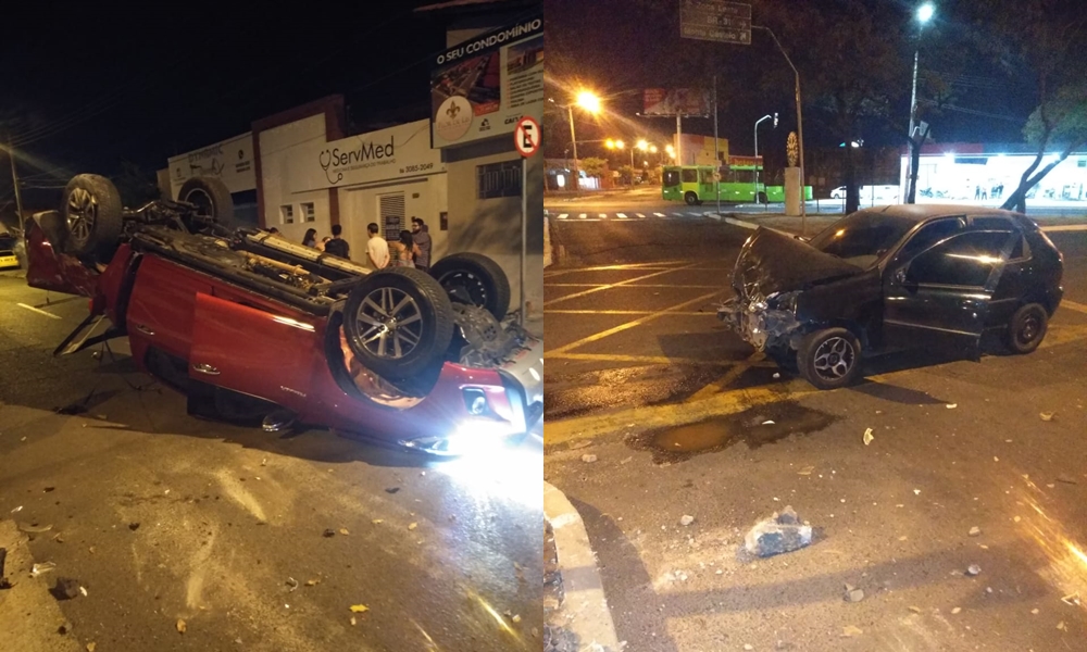 Acidente na Avenida Miguel Rosa