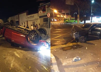 Acidente na Avenida Miguel Rosa