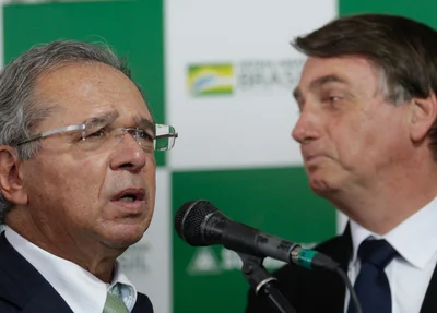 Paulo Guedes e Bolsonaro