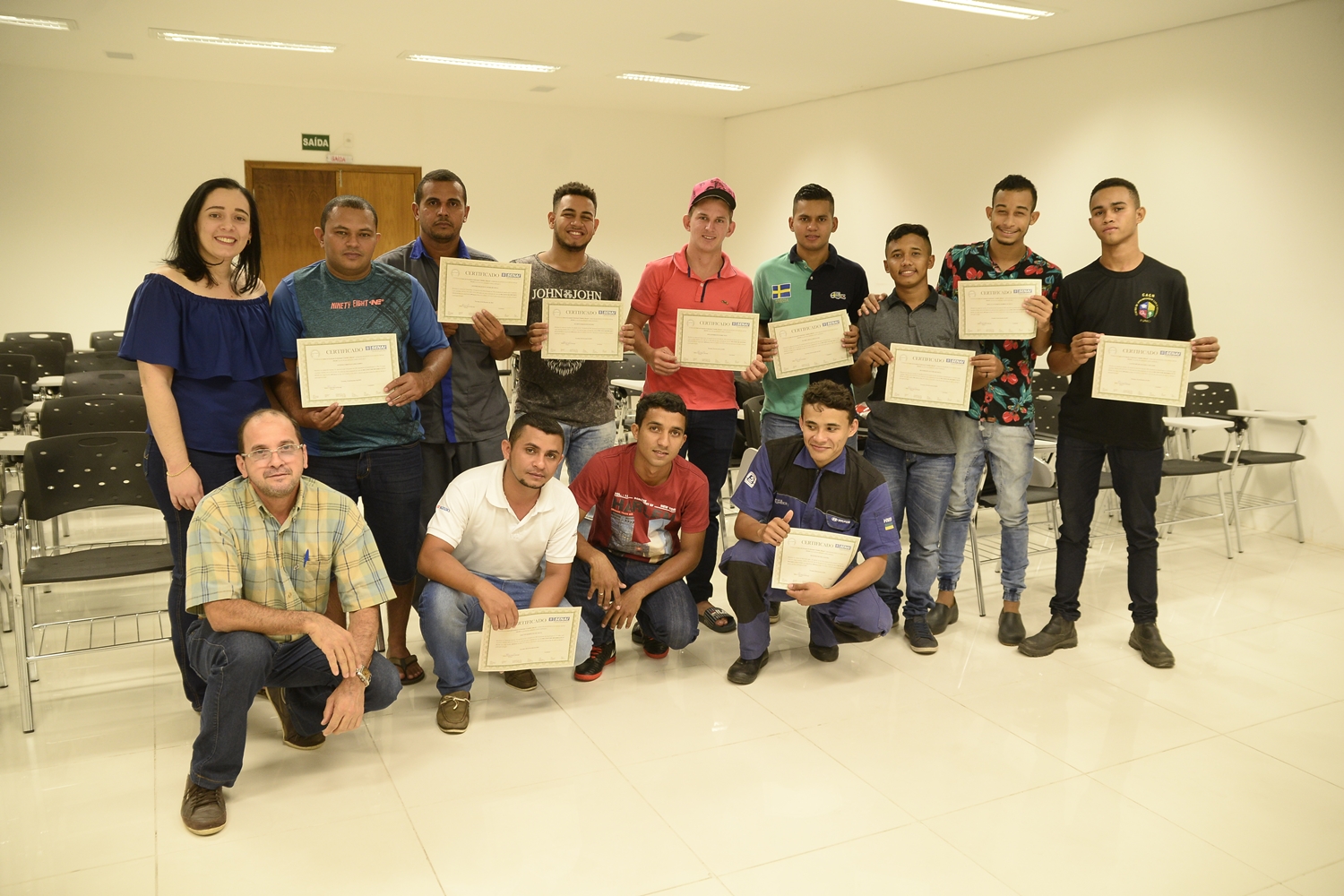 Senai entrega certificados a 66 alunos