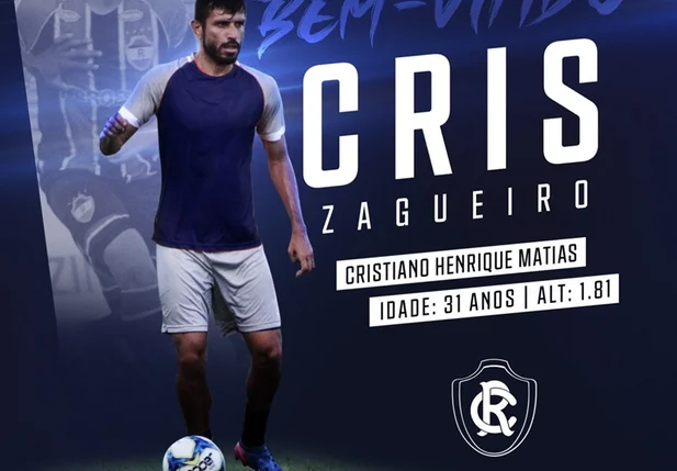 Zagueiro Cris, novo defensor do Remo-PA